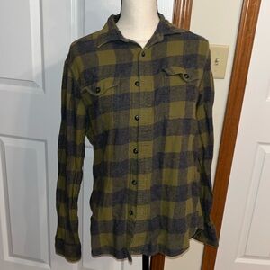 Sonoma Plaid Button Up Top